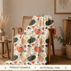 Pumpkin Patch Seamless Pattern, Hand-Drawn Halloween Digital Design
