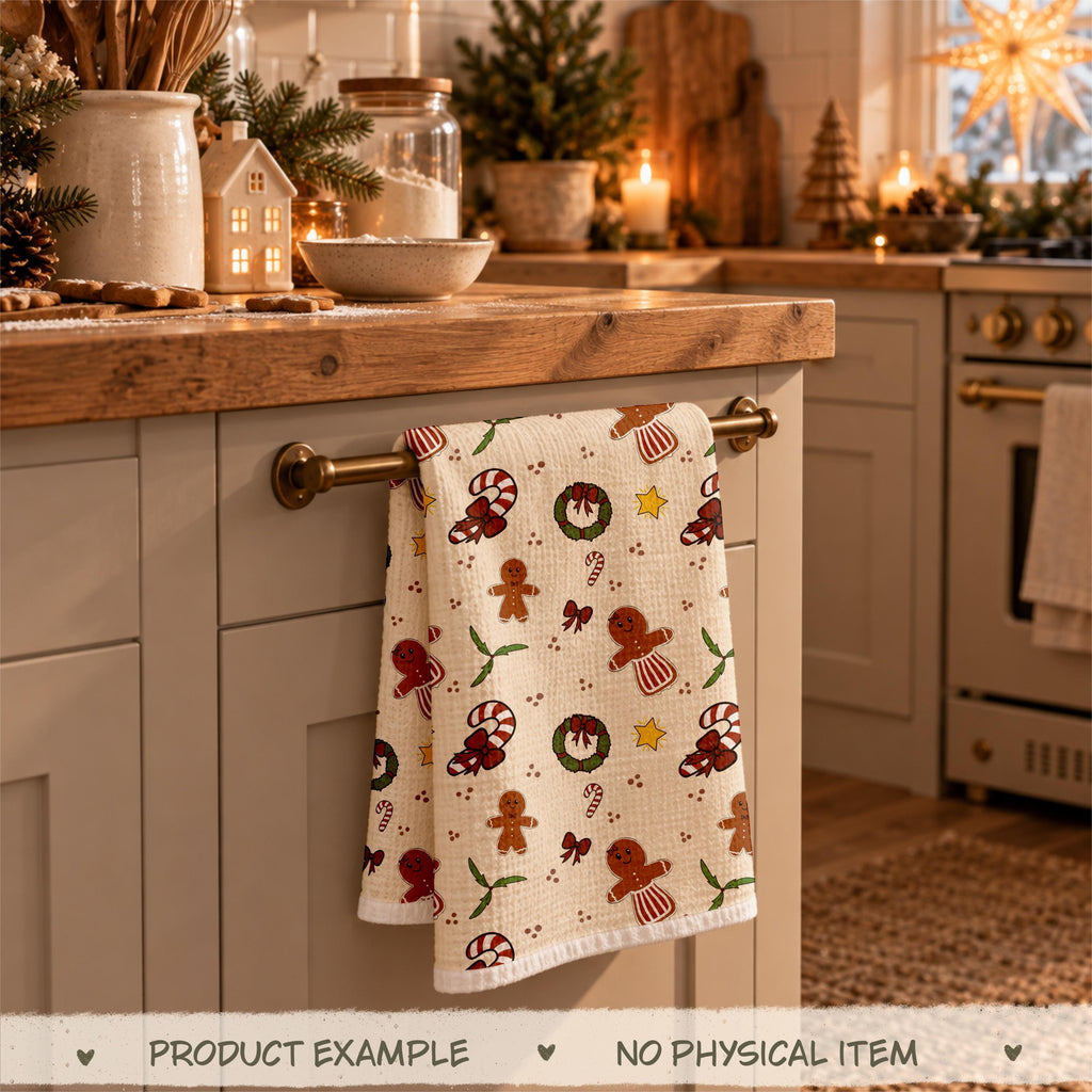 Christmas Cheer Seamless Pattern, Hand-Drawn Christmas Digital Design